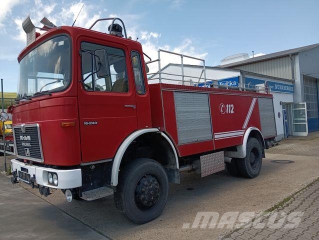 MAN 16:240 FAK 4x4 Blatt orig.57tkm 5000L Tank Pumpe Saug- und Druckwagen
