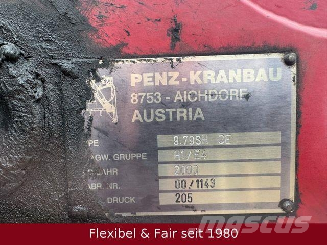 MAN 18.225 4x4,Penz Kran9.79+Greifer,T03-2027,231tkm Kranwagen
