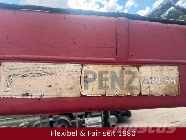 MAN 18.225 4x4,Penz Kran9.79+Greifer,T03-2027,231tkm Kranwagen