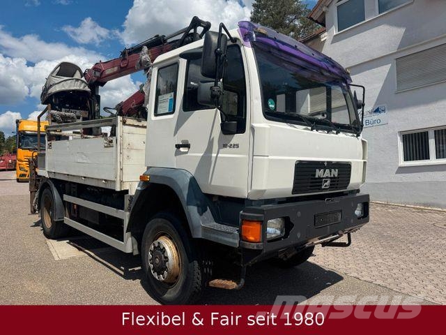 MAN 18.225 4x4,Penz Kran9.79+Greifer,T03-2027,231tkm Kranwagen