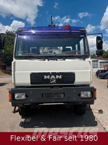 MAN 18.225 4x4,Penz Kran9.79+Greifer,T03-2027,231tkm Kranwagen
