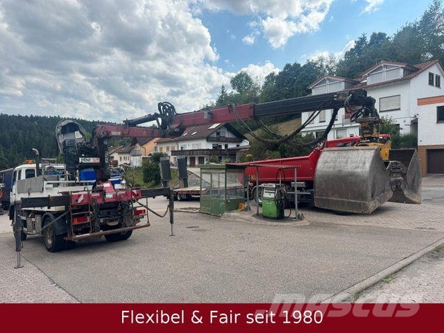 MAN 18.225 4x4,Penz Kran9.79+Greifer,T03-2027,231tkm Kranwagen