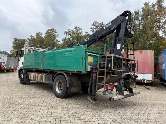 MAN 18.280 TGM,1.Hd. D-Fzg. HIAB Kran Lava-kuorma-autot