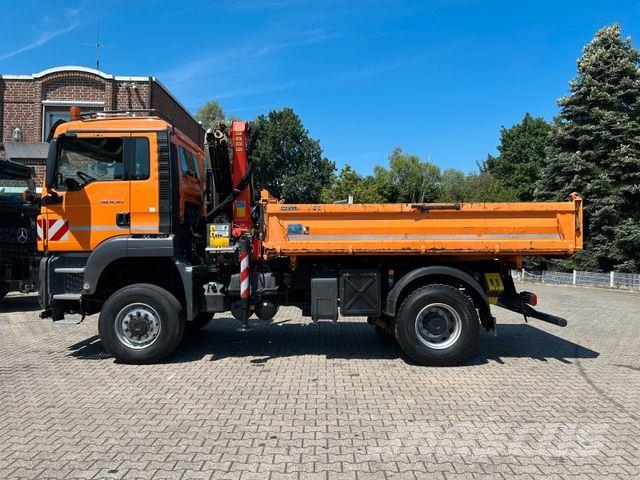 MAN 18.360 3Skipper+PK 8501 Kran+Winterdienstaus4x4 شاحنات الرافعات