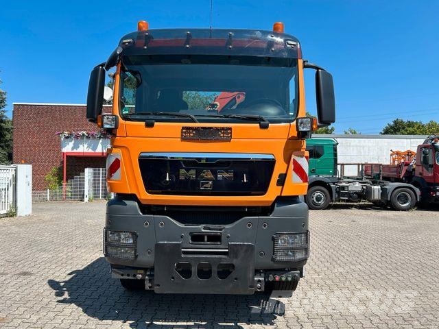 MAN 18.360 3Skipper+PK 8501 Kran+Winterdienstaus4x4 شاحنات الرافعات