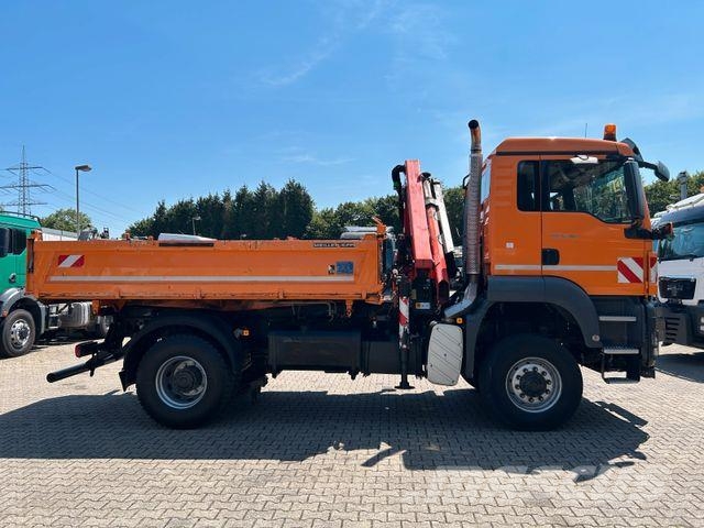 MAN 18.360 3Skipper+PK 8501 Kran+Winterdienstaus4x4 شاحنات الرافعات