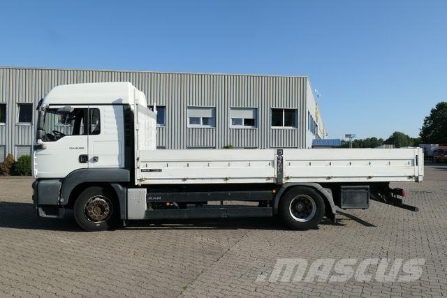 MAN 18.360 TGA 4x2, AHK, Klima, Voll-Luft, Gerüstbau شاحنات مسطحة/مفصلية الجوانب