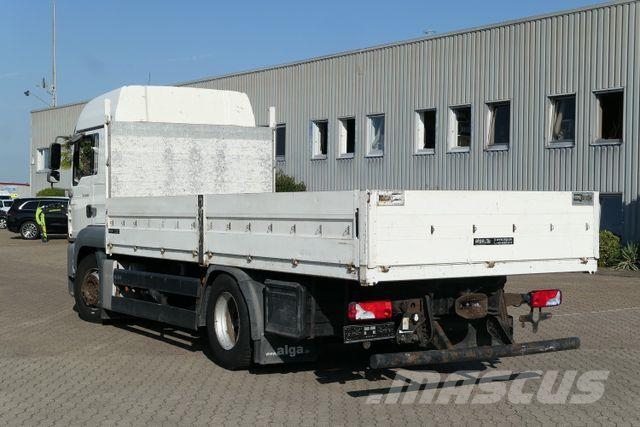 MAN 18.360 TGA 4x2, AHK, Klima, Voll-Luft, Gerüstbau شاحنات مسطحة/مفصلية الجوانب