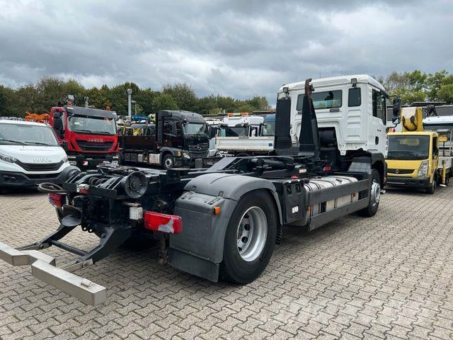 MAN 18.430 Knickhaken-Kranleitung-40 Fuß Container Vrachtwagen met containersysteem