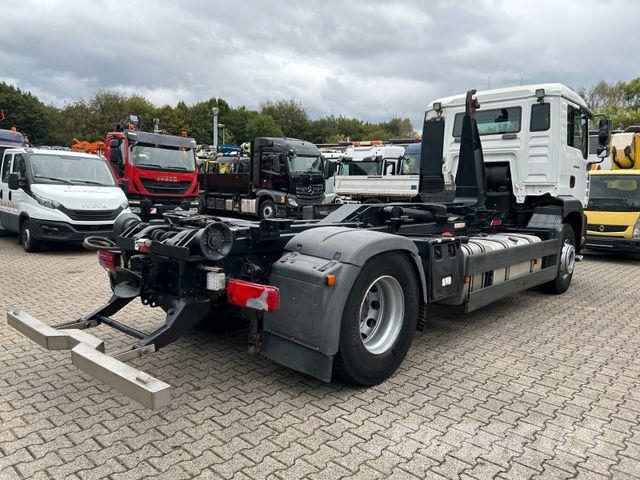 MAN 18.430 Knickhaken-Kranleitung-40 Fuß Container Vrachtwagen met containersysteem