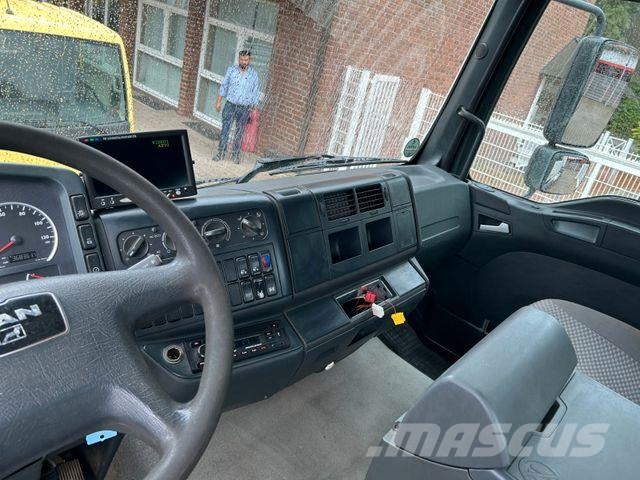 MAN 18.430 Knickhaken-Kranleitung-40 Fuß Container Vrachtwagen met containersysteem