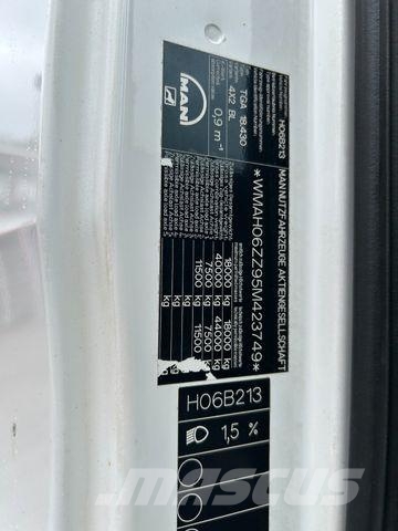 MAN 18.430 Knickhaken-Kranleitung-40 Fuß Container Vrachtwagen met containersysteem