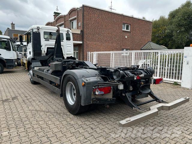 MAN 18.430 Knickhaken-Kranleitung-40 Fuß Container Vrachtwagen met containersysteem