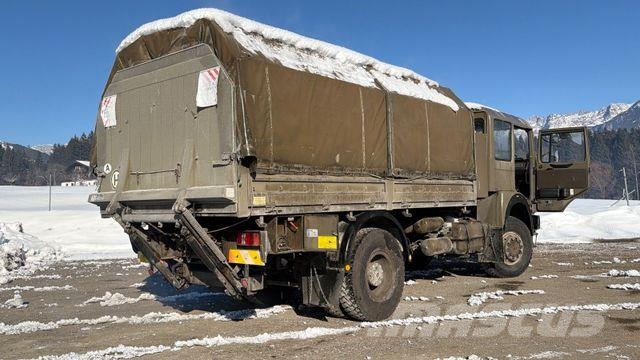MAN 19.281 4X4 FAHRSCHULE 128000 KILOMETER ERSTER AT Camión con caja abierta