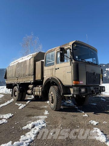 MAN 19.281 4X4 FAHRSCHULE 128000 KILOMETER ERSTER AT Camión con caja abierta