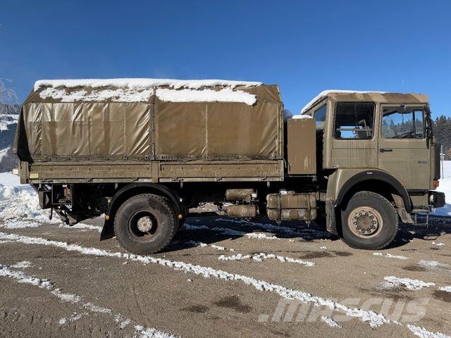 MAN 19.281 4X4 FAHRSCHULE 128000 KILOMETER ERSTER AT Camión con caja abierta