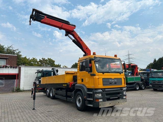 MAN 26.310 TGA Pritsche + PK29002 Kran 6x2 Camiones grúa