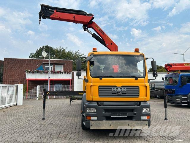 MAN 26.310 TGA Pritsche + PK29002 Kran 6x2 Camiones grúa