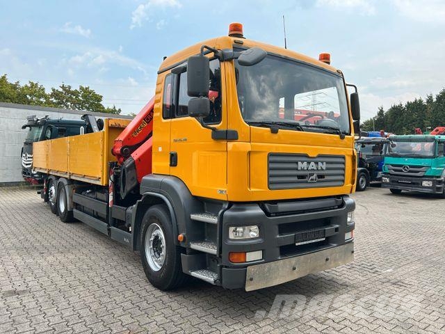 MAN 26.310 TGA Pritsche + PK29002 Kran 6x2 Camiones grúa