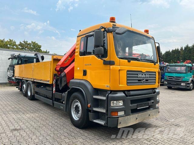 MAN 26.310 TGA Pritsche + PK29002 Kran 6x2 Camiones grúa