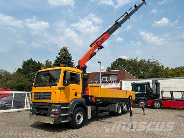 MAN 26.310 TGA Pritsche + PK29002 Kran 6x2 Camiones grúa
