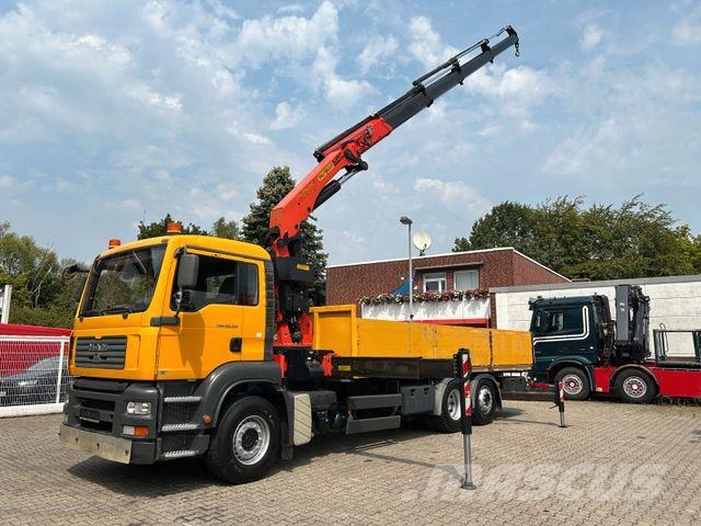 MAN 26.310 TGA Pritsche + PK29002 Kran 6x2 Camiones grúa