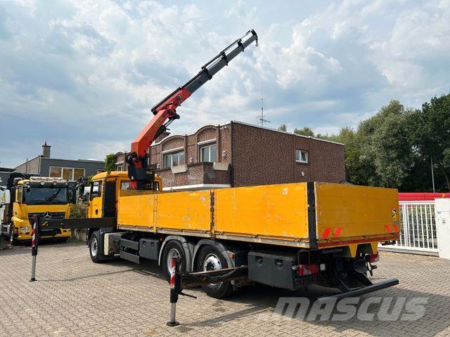 MAN 26.310 TGA Pritsche + PK29002 Kran 6x2 Camiones grúa