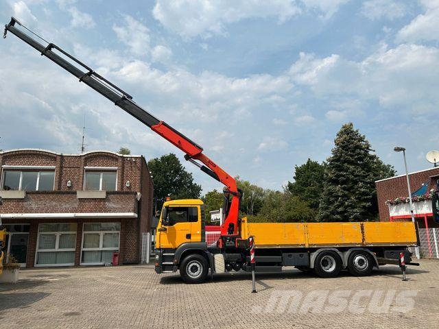 MAN 26.310 TGA Pritsche + PK29002 Kran 6x2 Camiones grúa