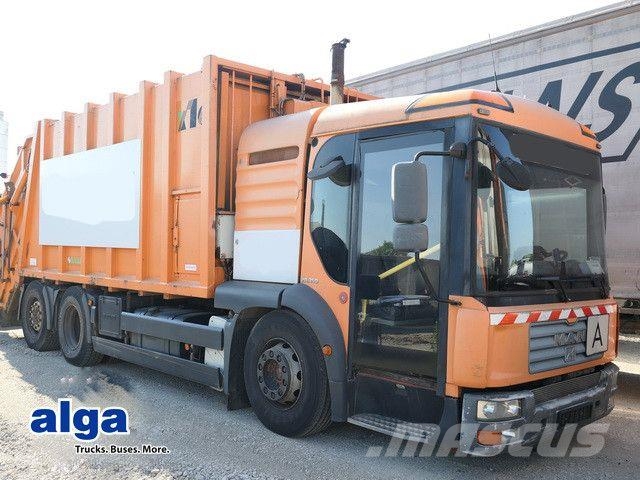 MAN 26.350 TGA 6x2, Haller, 24m³, Klima, 4 Sitze Komunalni tovornjaki