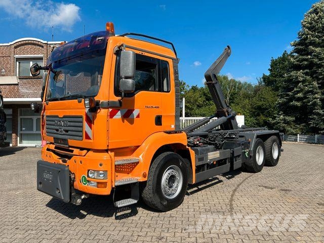 MAN 26.400 TGA Abroller 6x4 Winterdienst Koukkulava kuorma-autot