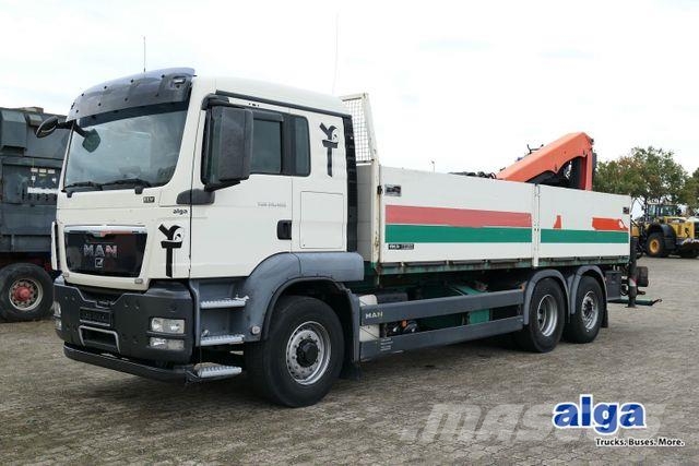 MAN 26.400 TGX 6x4, HydroDrive, Palfinger PK21001 Pritschenwagen/Pritschenwagen mit Seitenklappe