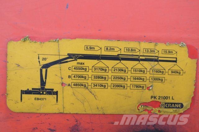 MAN 26.400 TGX 6x4, HydroDrive, Palfinger PK21001 Pritschenwagen/Pritschenwagen mit Seitenklappe