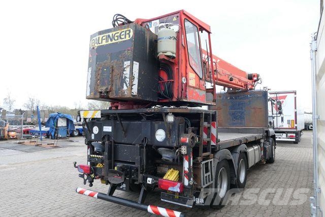 MAN 26.430 TGA 6x4, Palfinger 45000 ELAW, 32m, AHK Caminhões de mesa/dropside