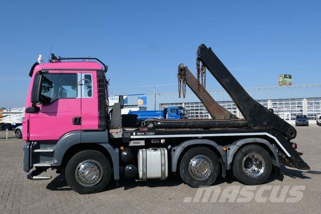 MAN 26.460 TGS 6x2, Multilift Futura 18, Lenk-Lift ケーブルリフト着脱式トラック