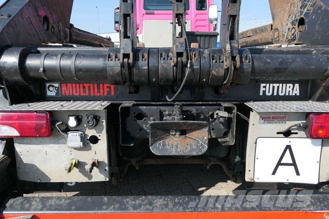 MAN 26.460 TGS 6x2, Multilift Futura 18, Lenk-Lift ケーブルリフト着脱式トラック