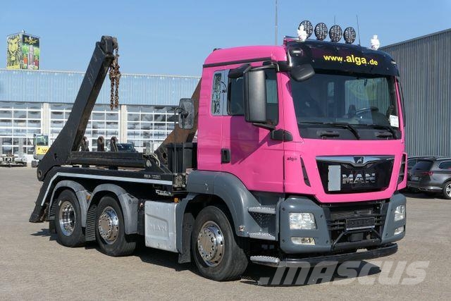MAN 26.460 TGS 6x2, Multilift Futura 18, Lenk-Lift ケーブルリフト着脱式トラック