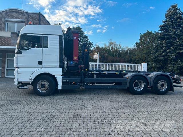 MAN 26.480 Abroller mit HMF 2620 Kran 6x2 起重機卡車