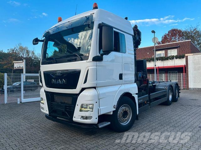 MAN 26.480 Abroller mit HMF 2620 Kran 6x2 起重機卡車