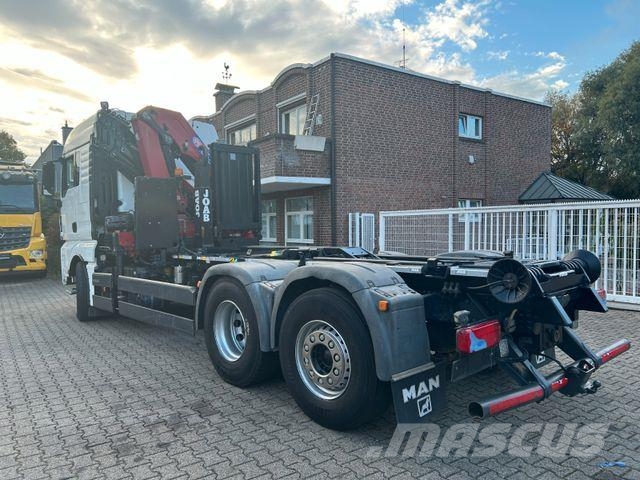MAN 26.480 Abroller mit HMF 2620 Kran 6x2 起重機卡車