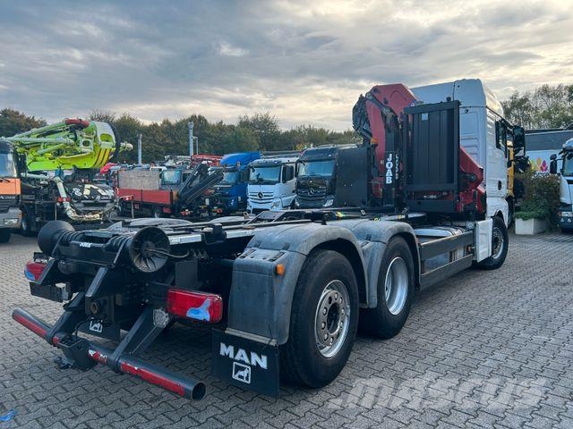 MAN 26.480 Abroller mit HMF 2620 Kran 6x2 起重機卡車