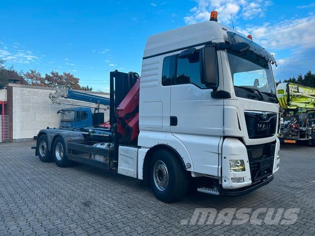 MAN 26.480 Abroller mit HMF 2620 Kran 6x2 起重機卡車