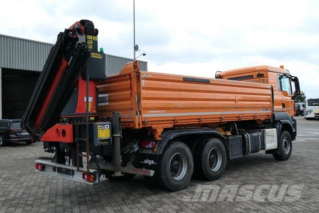 MAN 26.480 TGS, Palfinger PK23002-SH, abnehmbar,Funk Camiones bañeras basculantes o volquetes