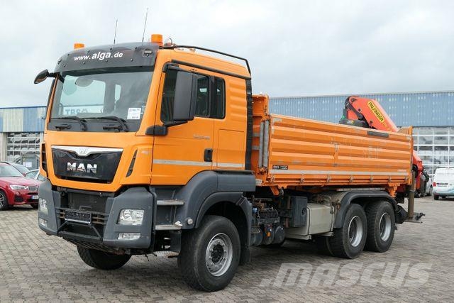 MAN 26.480 TGS, Palfinger PK23002-SH, abnehmbar,Funk Camiones bañeras basculantes o volquetes
