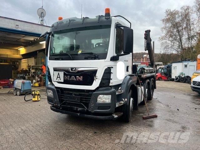 MAN 26.480TGS,Euro6,MeillerAK16,Aufbau Teilfunktion Cable lift demountable trucks