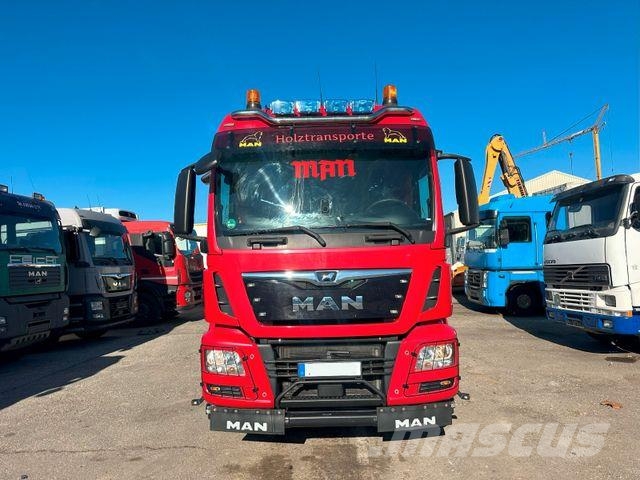 MAN 26.500 NO CRAN! PRITARDER NEUE MOTOR! 목재 트럭