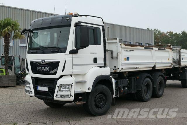 MAN 26.500 TGS 6x4, Meiller, Bordmatik, Klima, AHK Kipper