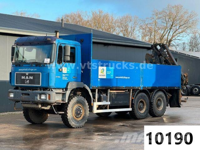 MAN 27.403 6x6 Pritsche + HIAB-Ladekran 平ボディー