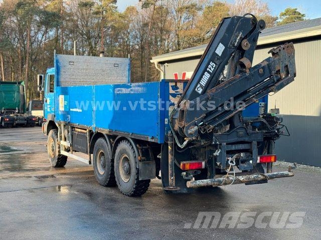 MAN 27.403 6x6 Pritsche + HIAB-Ladekran 平ボディー