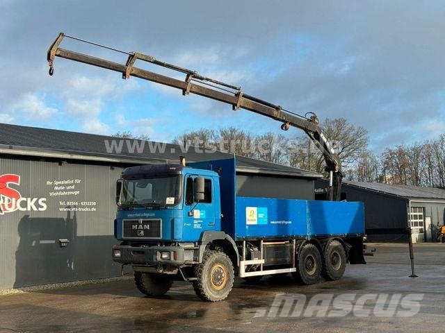 MAN 27.403 6x6 Pritsche + HIAB-Ladekran 平ボディー