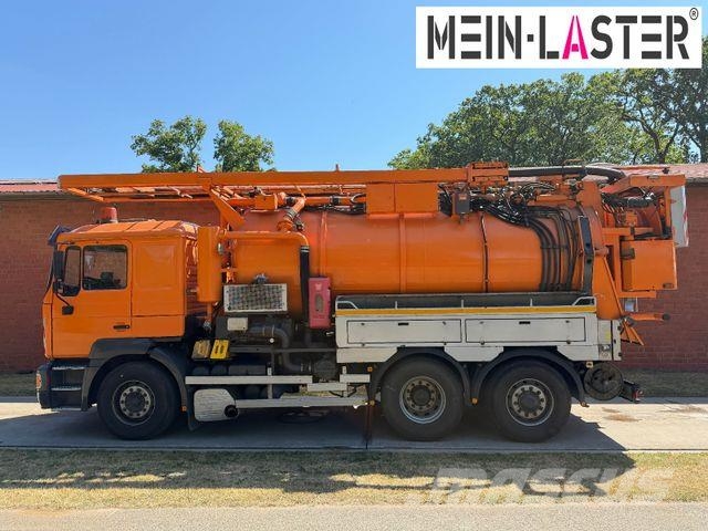 MAN 27.460 Müller Saug HD Spüler 13m³ + FB Kombinētās vakumsūkņa mašīnas